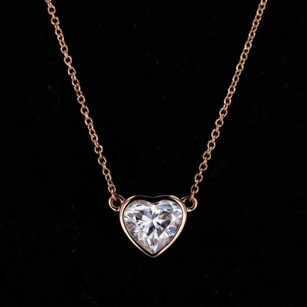 2023 necklace women men 14k gold heart shape round shape moissanite necklace, Silver
2023 necklace women men 14k gold heart shape round shape moissanite necklace, Silver
