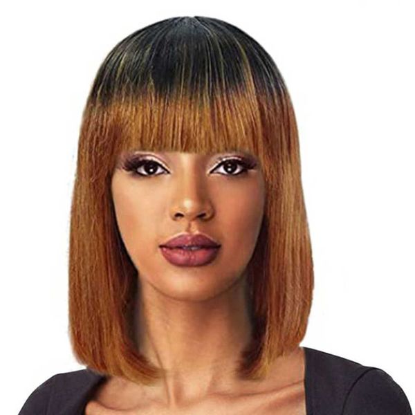 lace wigs human hair wigs for black women short bob straight hair wigs with bangs brazilian omber honey blonde none lace front wigs z0613, Black;brown
lace wigs human hair wigs for black women short bob straight hair wigs with bangs brazilian omber honey blonde none lace front wigs z0613, Black;brown