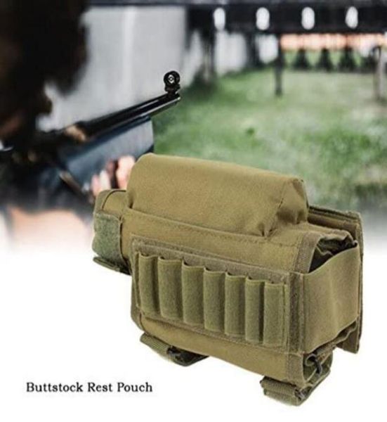 adjustable tactical butt stock rifle cheek rest pouch bullet holder nylon riser pad ammo cartridges bag for army hunting molle bul2954245
adjustable tactical butt stock rifle cheek rest pouch bullet holder nylon riser pad ammo cartridges bag for army hunting molle bul2954245