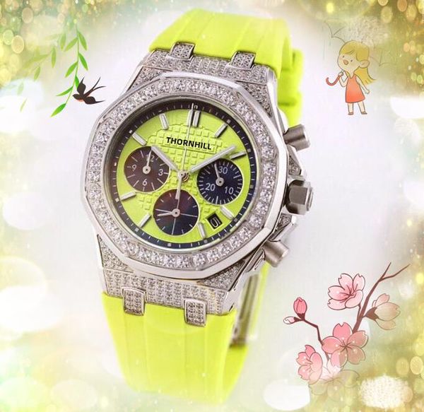 all dials work brand womens watches three eyes full functional diamonds ring clock colorful rubber strap quartz calendar imported crystal mi, Slivery;brown
all dials work brand womens watches three eyes full functional diamonds ring clock colorful rubber strap quartz calendar imported crystal mi, Slivery;brown