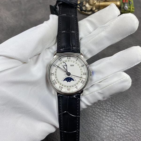 men's true moon phase series calendar date week full feature a luxury watch with a more beautiful sapphire anti-vertigo mirror than a s, Slivery;brown
men's true moon phase series calendar date week full feature a luxury watch with a more beautiful sapphire anti-vertigo mirror than a s, Slivery;brown