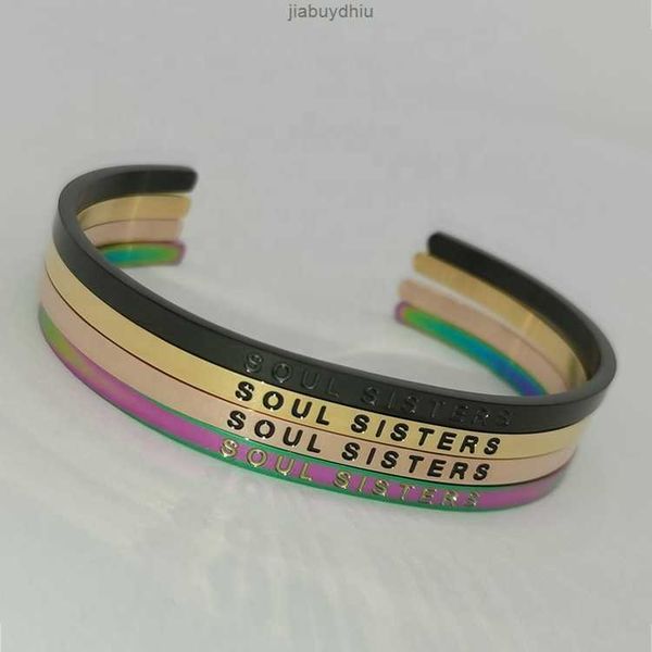 customized engraved soul sisters friendship love cuff bracelet soulmate bangle for women bridesmaid gift, Silver
customized engraved soul sisters friendship love cuff bracelet soulmate bangle for women bridesmaid gift, Silver