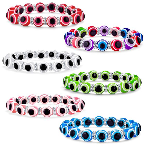 colorful turkish blue evil eye 10mm red blue fish eye rhinestone beads elasticity bracelet for men women jewelry, Golden;silver
colorful turkish blue evil eye 10mm red blue fish eye rhinestone beads elasticity bracelet for men women jewelry, Golden;silver