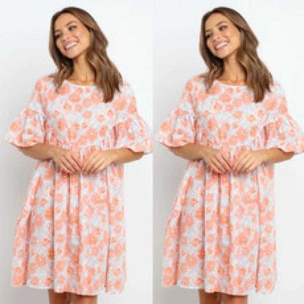 spring and summer casual elegant dresses womens printed pullover round neck dress, Black;gray
spring and summer casual elegant dresses womens printed pullover round neck dress, Black;gray