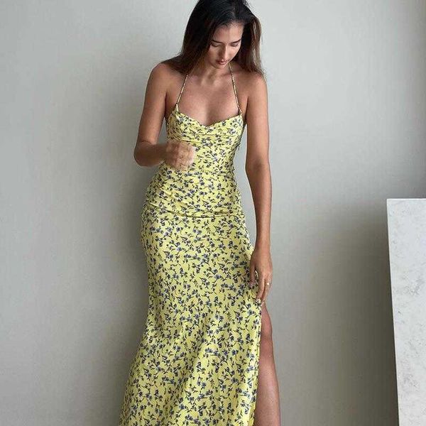 summer womens clothing floral suspender dress split backless for women, Black;gray
summer womens clothing floral suspender dress split backless for women, Black;gray