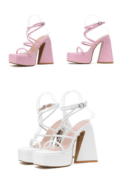 nxy sandals green pink ankle buckle strap woman 2023 new narrow band platform nightclub banquet high heels female shoes 230511, Black
nxy sandals green pink ankle buckle strap woman 2023 new narrow band platform nightclub banquet high heels female shoes 230511, Black