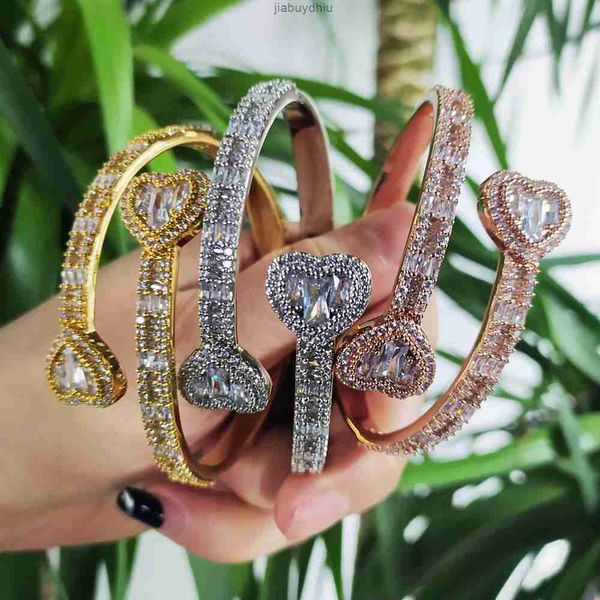 hip hop heart bangles gold plated diamond bracelet icy cz adjustable bangle women iced out baguette bracelets, Silver
hip hop heart bangles gold plated diamond bracelet icy cz adjustable bangle women iced out baguette bracelets, Silver