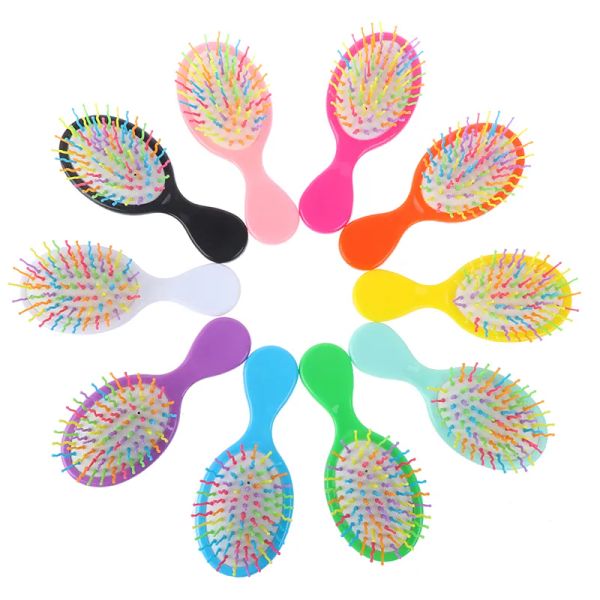 baby kids and women comb candy color plastic brush child portable travel antistatic comfortable head massager combs, Silver
baby kids and women comb candy color plastic brush child portable travel antistatic comfortable head massager combs, Silver