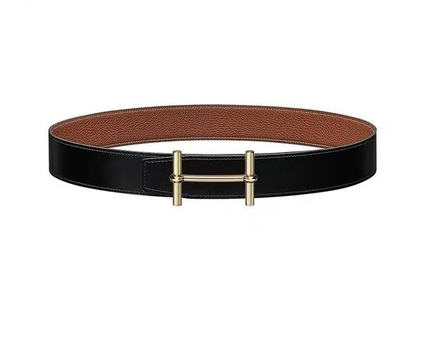 classics men belts designer mens and woman fashion togo leather classic reversible belt black brown h gold silver buckles 38cm ht0918
classics men belts designer mens and woman fashion togo leather classic reversible belt black brown h gold silver buckles 38cm ht0918