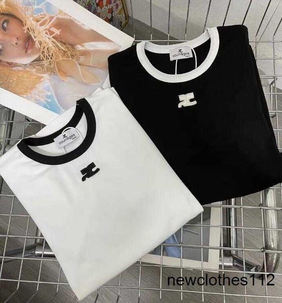 black white classic vintage designer t shirt summer short sleeve courreges women tshirt tee
black white classic vintage designer t shirt summer short sleeve courreges women tshirt tee