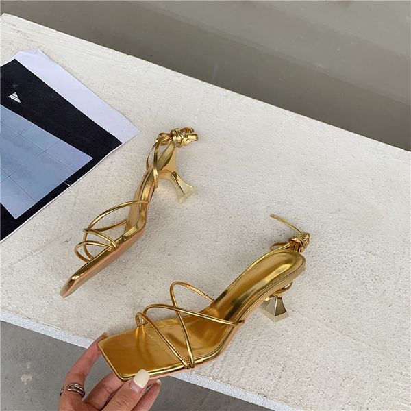 fashion gold and silver sandals thin low heel lace-up sandals roman summer women's casual lace-up shoes., Black
fashion gold and silver sandals thin low heel lace-up sandals roman summer women's casual lace-up shoes., Black