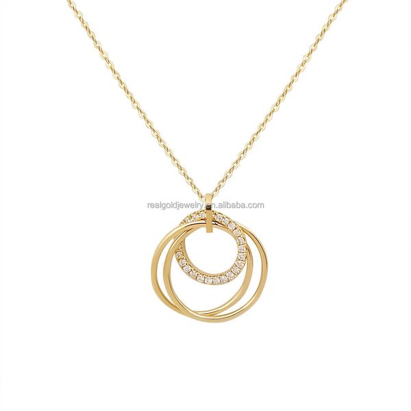 fine jewelry au585 14k yellow solid gold moissanite necklaces luxury jewelry for women wedding engagement factory custom design, Silver
fine jewelry au585 14k yellow solid gold moissanite necklaces luxury jewelry for women wedding engagement factory custom design, Silver