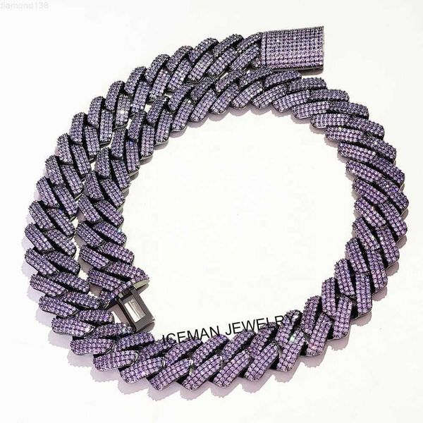 20mm men's black chains hip hop black gold plating black purple cuban link chain for men, Silver
20mm men's black chains hip hop black gold plating black purple cuban link chain for men, Silver