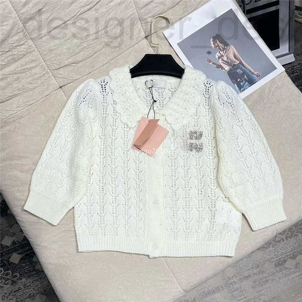 women's t-shirt designer 23ss summer women tee knits t shirts with crystal letter beads girls vintage crop runway stretch cardigan shi, White
women's t-shirt designer 23ss summer women tee knits t shirts with crystal letter beads girls vintage crop runway stretch cardigan shi, White
