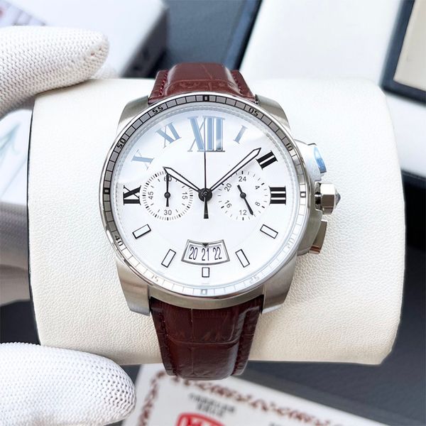 watch mens watch quartz movement watches stainless steel leather strap fashion wristwatch waterproof design montre de luxe wristwatches, Slivery;brown
watch mens watch quartz movement watches stainless steel leather strap fashion wristwatch waterproof design montre de luxe wristwatches, Slivery;brown