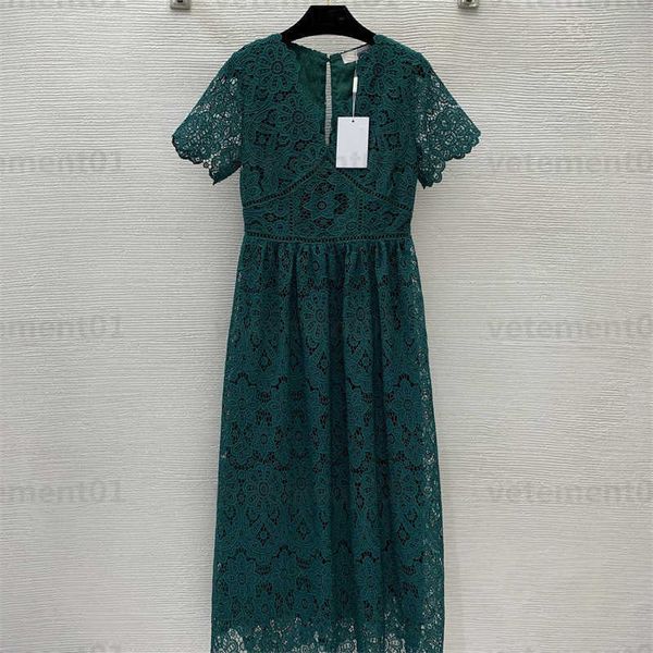 plus size designer summer dresscustomized high-end lace water-soluble fabric hollow see-through slimming thin v-neck dress designers clothin, Black;gray
plus size designer summer dresscustomized high-end lace water-soluble fabric hollow see-through slimming thin v-neck dress designers clothin, Black;gray