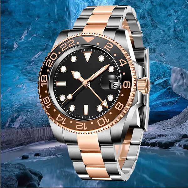 luxury men watches batman gmt automatic mechanical ceramic watch 40mm all stainless steel gliding watch buckle swimming watch sapphire lumin, Slivery;brown
luxury men watches batman gmt automatic mechanical ceramic watch 40mm all stainless steel gliding watch buckle swimming watch sapphire lumin, Slivery;brown