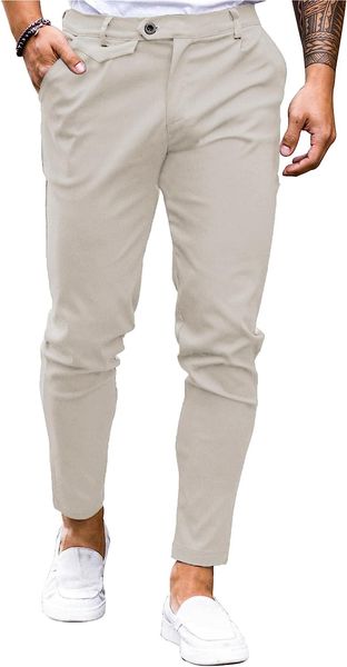 mens slim fit pants flat front stretch skinny tapered dress pants comfort casual solid trousers, Black
mens slim fit pants flat front stretch skinny tapered dress pants comfort casual solid trousers, Black