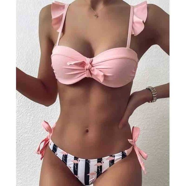 women's swimwear striped lace ruffle push up women bandeau swimsuit female swimwear bra cup bikini set high cut bathing suit z0613, White;black
women's swimwear striped lace ruffle push up women bandeau swimsuit female swimwear bra cup bikini set high cut bathing suit z0613, White;black