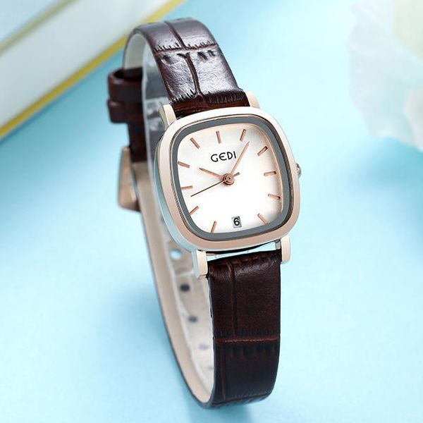 women's watch casual ladies square quartz waterproof watch simple temperament wind light luxury small exquisite, Slivery;brown
women's watch casual ladies square quartz waterproof watch simple temperament wind light luxury small exquisite, Slivery;brown