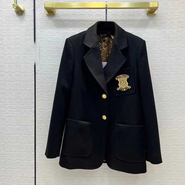 b-lv131 fashion women suit designer clothes blazer with spring new released, Black;gray
b-lv131 fashion women suit designer clothes blazer with spring new released, Black;gray