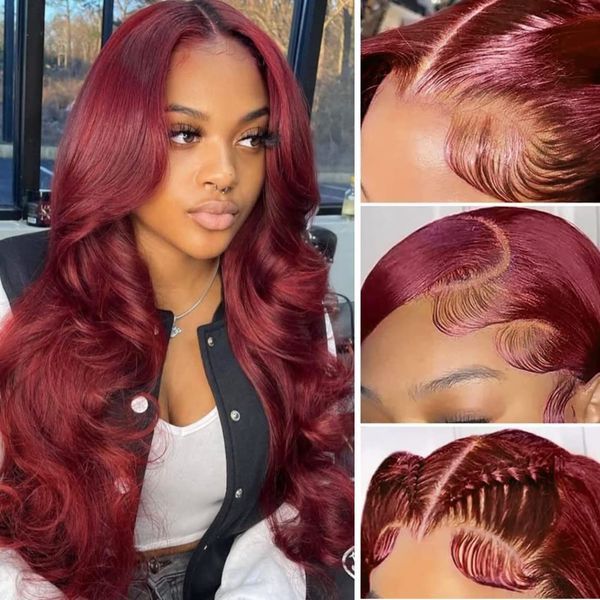 human hair 13x6 body wave red colored human hair wigs for women full density lace front wig, Black;brown
human hair 13x6 body wave red colored human hair wigs for women full density lace front wig, Black;brown