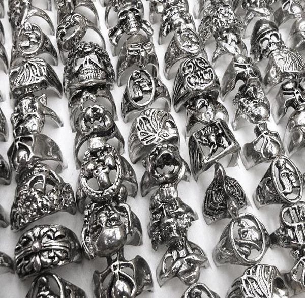 gothic skull carved biker mixed styles lots mens antisilver rings retro new jewelry r00349317550, Silver
gothic skull carved biker mixed styles lots mens antisilver rings retro new jewelry r00349317550, Silver