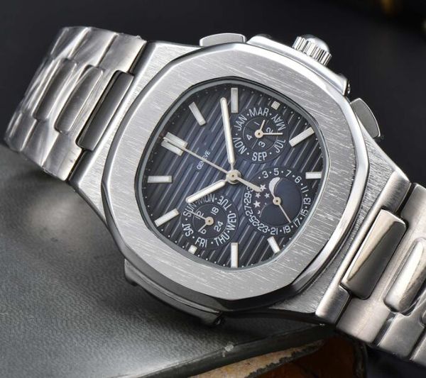 Men Women Pateks Nautilus 5740 Wristwatches Waterproof Aquanaut Watches Cool Fashion Wristwatch Sports Stainless Steel Quartz Calendar Mens Watch A, Split
Men Women Pateks Nautilus 5740 Wristwatches Waterproof Aquanaut Watches Cool Fashion Wristwatch Sports Stainless Steel Quartz Calendar Mens Watch A, Split