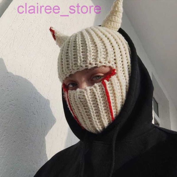 beanie/skull caps halloween funny horns knitted hat beanies warm full face cover ski mask hat windproof balaclava hat for outdoor sport j230, Blue;gray
beanie/skull caps halloween funny horns knitted hat beanies warm full face cover ski mask hat windproof balaclava hat for outdoor sport j230, Blue;gray
