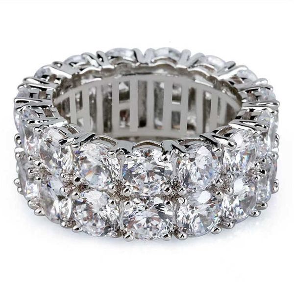 customized hiphop ring gold plated silver with 2 rows round moissanite diamond ring for rapper jewelry
customized hiphop ring gold plated silver with 2 rows round moissanite diamond ring for rapper jewelry