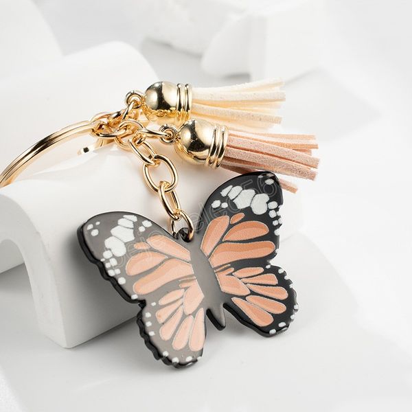 cute keychain orange butterfly key ring flying animals key chains for women girls tassel jewelry, Silver
cute keychain orange butterfly key ring flying animals key chains for women girls tassel jewelry, Silver