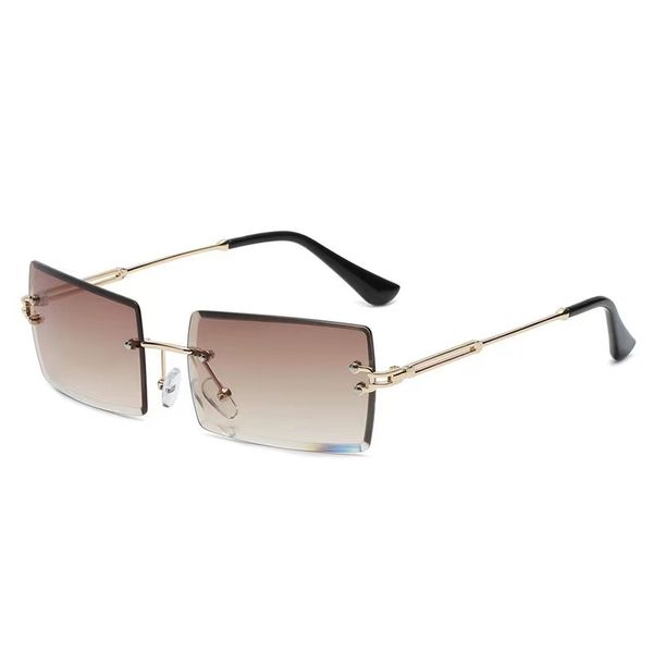 fashion designer super light metal frameless sunglasses retro cool anti uv sunglasses, White;black
fashion designer super light metal frameless sunglasses retro cool anti uv sunglasses, White;black
