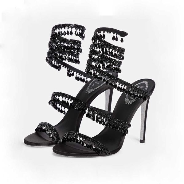 rene caovilla sandals crystal lamp stiletto heel sandals for womens shoe cleo rhinestone studded snake strass shoes luxury designers 9.5cm h, Black
rene caovilla sandals crystal lamp stiletto heel sandals for womens shoe cleo rhinestone studded snake strass shoes luxury designers 9.5cm h, Black