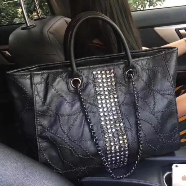 evening bags punk rivet large capacity women tote rock designer purses and handbags female soft pu leather shoulder bag black big briefcase
evening bags punk rivet large capacity women tote rock designer purses and handbags female soft pu leather shoulder bag black big briefcase