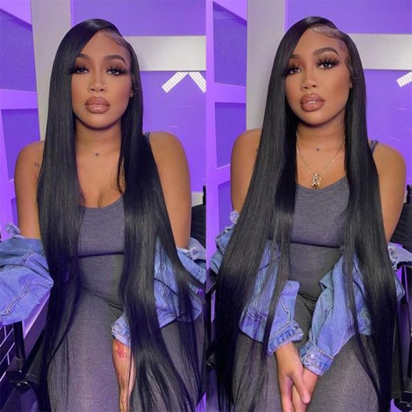 straight 13x4 hd lace frontal human hair wig indian hair 30 inch lace front wigs for women human hair pre plucked natural color, Black;brown
straight 13x4 hd lace frontal human hair wig indian hair 30 inch lace front wigs for women human hair pre plucked natural color, Black;brown