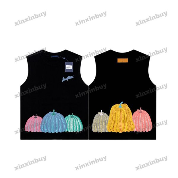xinxinbuy men designer tee t shirt 23ss pumpkin dots pattern printing vest short sleeve cotton women black white blue xs-xl, Black;brown
xinxinbuy men designer tee t shirt 23ss pumpkin dots pattern printing vest short sleeve cotton women black white blue xs-xl, Black;brown