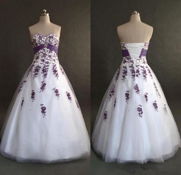 white and purple applique wedding dress real image aline sweetheart tulle long bridal gowns vestios de marriage 2022 selling 3407211
white and purple applique wedding dress real image aline sweetheart tulle long bridal gowns vestios de marriage 2022 selling 3407211
