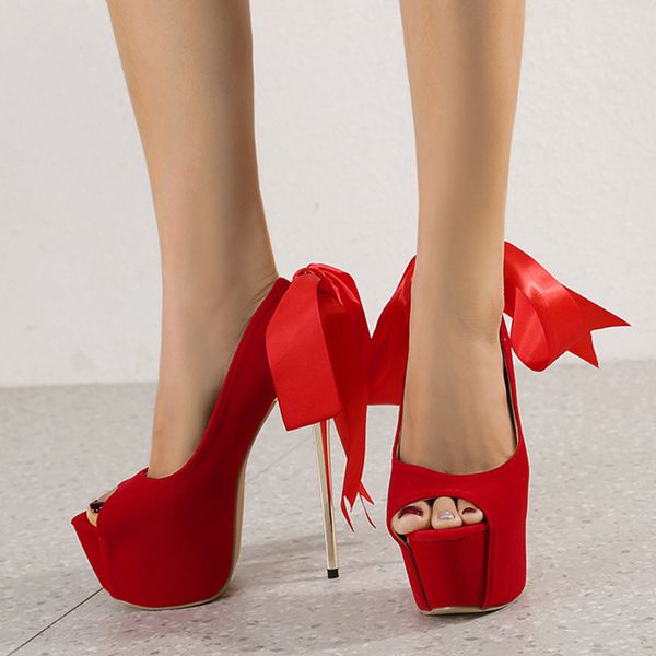 liyke summer party wedding red high heels peep toe 17cm stiletto women shoes fashion silk lace up platform pumps size 35-42, Black
liyke summer party wedding red high heels peep toe 17cm stiletto women shoes fashion silk lace up platform pumps size 35-42, Black