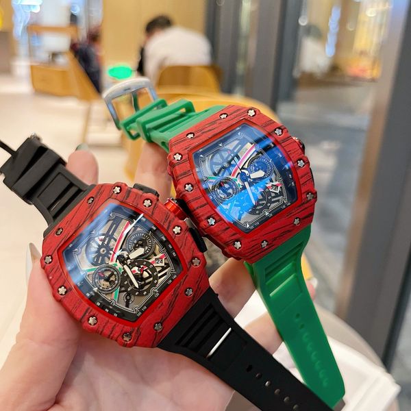 2023 men's watch automatic quartz movement brand watch rubber belt business sports transparent watch imported crystal mirror battery wa, Slivery;brown
2023 men's watch automatic quartz movement brand watch rubber belt business sports transparent watch imported crystal mirror battery wa, Slivery;brown