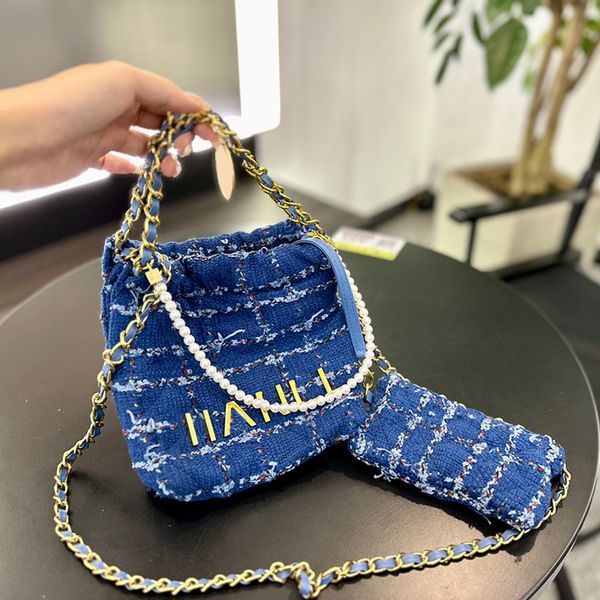womens designer tweed denim 22 shopping bags mini medium pearl gold coin chain metal hardware matelase shoulder outdoor large capacity handb
womens designer tweed denim 22 shopping bags mini medium pearl gold coin chain metal hardware matelase shoulder outdoor large capacity handb