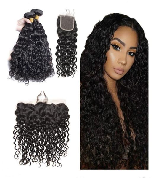 raw unprocessed human virgin hair water wave bundles 3 or 4 pcs with hand tied frontal lace closure 13x4 plus 4x46151938, Black;brown
raw unprocessed human virgin hair water wave bundles 3 or 4 pcs with hand tied frontal lace closure 13x4 plus 4x46151938, Black;brown