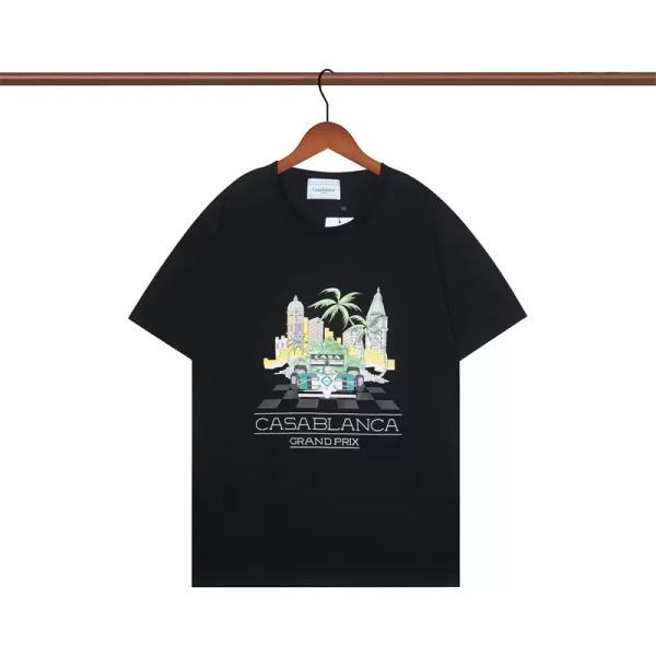 2023new mens designer casablanca t shirt fashion men casual tshirts club shorts sleeve clothes luxury shirt, White;black
2023new mens designer casablanca t shirt fashion men casual tshirts club shorts sleeve clothes luxury shirt, White;black