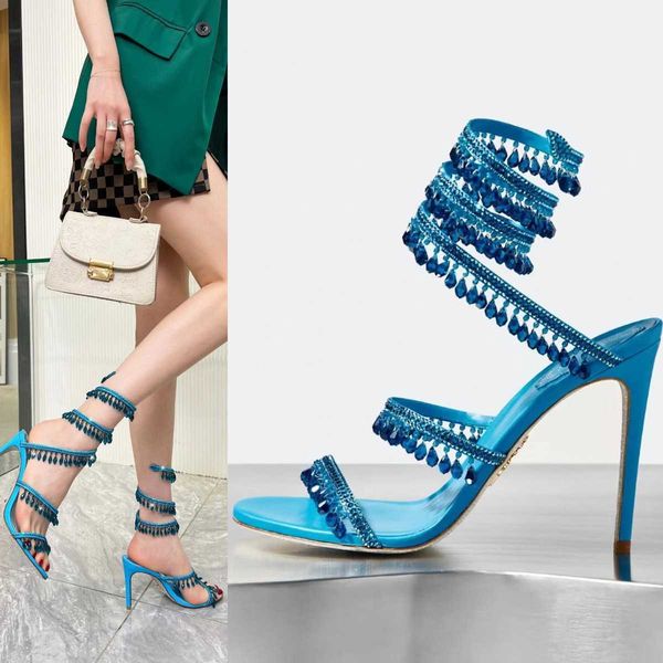 rene caovilla sandals designer woman 10cm stiletto high heel sandals crystal karung open toe snakelike jeweled sandals women size35-42, Black
rene caovilla sandals designer woman 10cm stiletto high heel sandals crystal karung open toe snakelike jeweled sandals women size35-42, Black