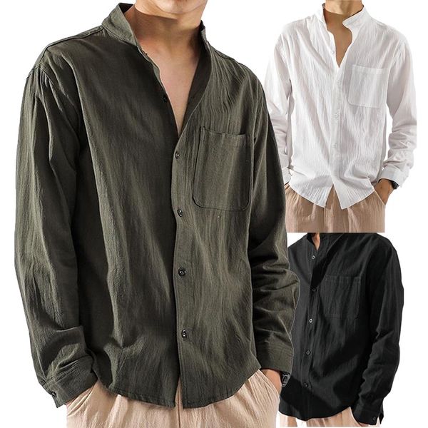 2023 new arrivals fashion shirt men wholesale solid cotton stand collar design shirts for men, White
2023 new arrivals fashion shirt men wholesale solid cotton stand collar design shirts for men, White