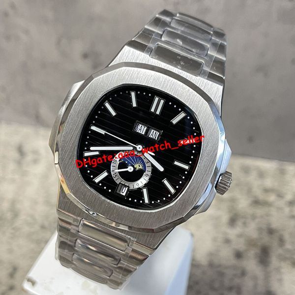7 styles luxury mens watches 40mm 5726 5726a mechanical automatic movement month function stainless steel sapphire men's sport wristwat, Slivery;brown
7 styles luxury mens watches 40mm 5726 5726a mechanical automatic movement month function stainless steel sapphire men's sport wristwat, Slivery;brown