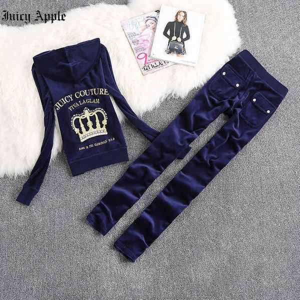 juicy apple tracksuit women 2023 spring/fall new slim embroidery two piece set sportswear hooded zipper jacket conjunto feminino, Gray
juicy apple tracksuit women 2023 spring/fall new slim embroidery two piece set sportswear hooded zipper jacket conjunto feminino, Gray