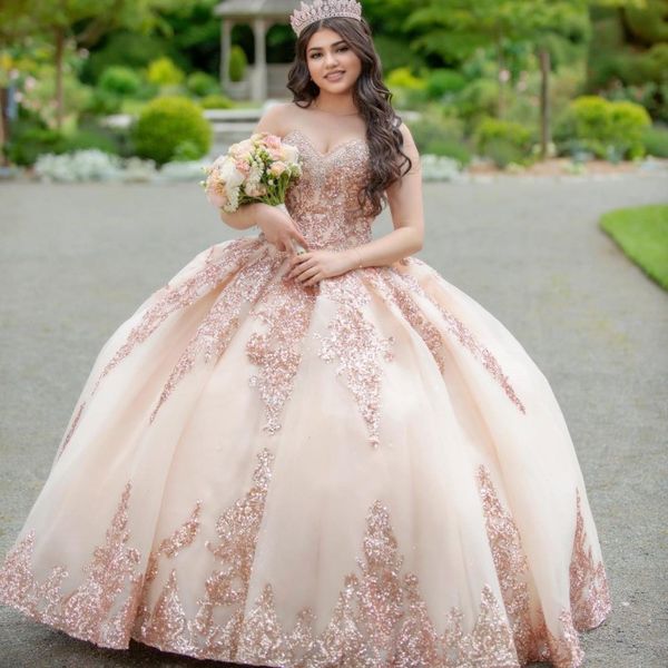 champagne sweetheart train ball gown 15 year old quinceanera dresses princess tulle gold appliques lace birthday party dress, Blue;red
champagne sweetheart train ball gown 15 year old quinceanera dresses princess tulle gold appliques lace birthday party dress, Blue;red