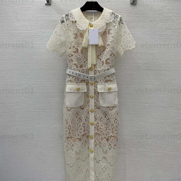 summer dresses womens designer clothing lace water-soluble flower fabric temperament bow mid-length slim-fit lapel short-sleeved dress with, Black;gray
summer dresses womens designer clothing lace water-soluble flower fabric temperament bow mid-length slim-fit lapel short-sleeved dress with, Black;gray