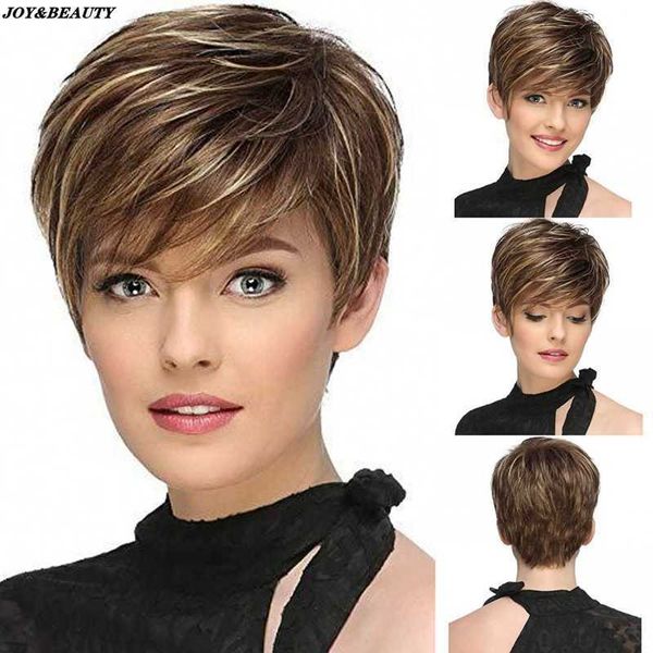 lace wigs joy beauty synthetic short straight wig for women wigs with bangs natural mixed brown wig daily use heat resistant fiber z0613, Black;brown
lace wigs joy beauty synthetic short straight wig for women wigs with bangs natural mixed brown wig daily use heat resistant fiber z0613, Black;brown
