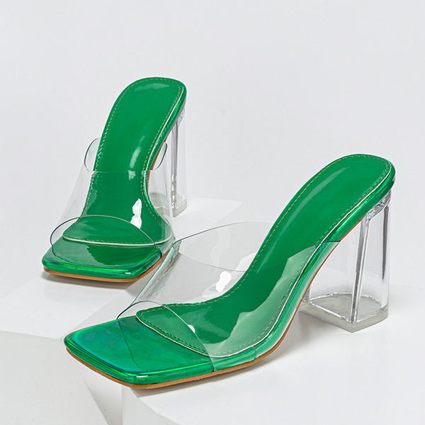 liyke clear high heels summer slippers female outdoor fashion square open toe pvc transparent sandals for women slides shoes, Black
liyke clear high heels summer slippers female outdoor fashion square open toe pvc transparent sandals for women slides shoes, Black